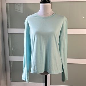 Women's Light Blue Long Sleeve Tee